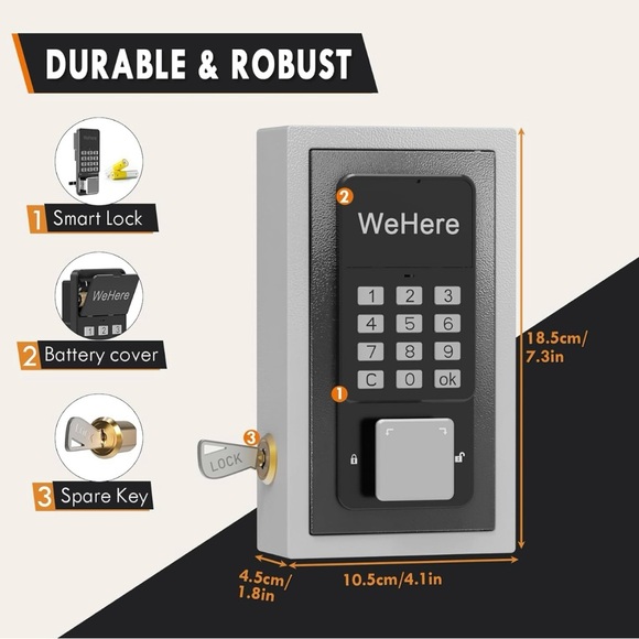 🔢 Smart Lock Box with Keypad 🔢 - Picture 3 of 11